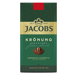 กาแฟบด Jacobs Kronung แบบขายส่ง 250 กรัม คุณภาพสูง กาแฟคั่วบดสูตรเยอรมันดั้งเดิม รสชาติเข้มข้น - Product Image 1