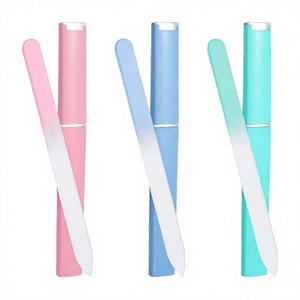 1pc LANGMA Disposable Durable Crystal Glass Nail <b>Files</b> <b>Case</b> Straight Pattern 100 Grit Professional Manicure Tool Washable - Product Image 6