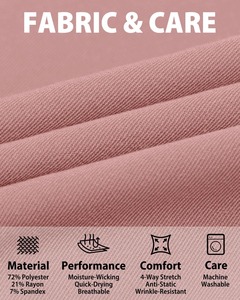 Ensemble de tenue médicale pour femmes, hauts à manches courtes col en V, pantalon de jogging avec poches, uniforme d'infirmière extensible, vêtements de travail d'hôpital, polyester peigné - Product Image 6