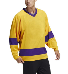Camisetas de Hockey sobre Hielo Personalizadas OEM 2026, Nuevo Estilo, Sublimadas en Poliéster, Manga Larga, con Nombre y Número para Hombre - Product Image 4