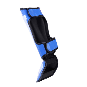 สนับแข้งสีน้ำเงิน PU พร้อมแถบตีนตุ๊กแก น้ำหนักเบา ป้องกันได้ดี สำหรับการฝึกกีฬาสำหรับผู้ใหญ่ สนับแข้งป้องกันขั้นพื้นฐาน - Product Image 3