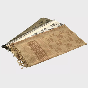 Pañuelo táctico de algodón personalizado 2026, pañuelos de senderismo, shemagh árabe con borlas para hombres y mujeres, bandana táctica de alta calidad - Product Image 4