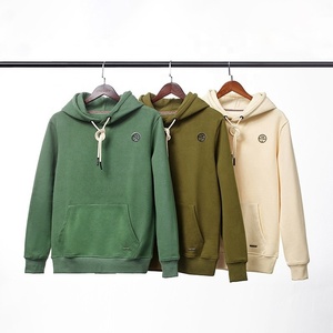 Men's European Style Thick Pullover Plain Heavyweight Hoome Hoodies Warm 500 Gsm Sweat Shirt - Product Image 1