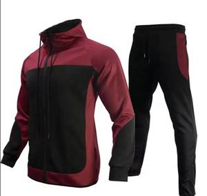 Chándales de hombre de color patchwork recién llegados, chándales con logotipo personalizado para hombre, ropa deportiva para correr, chándal de 2 paneles para hombre - Product Image 4
