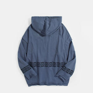 Sudadera con Capucha de Felpa de Algodón Lavado Estilo Vintage de 320GSM, Ajuste Regular, Bordada, para Invierno, Estilo Urbano - Product Image 2