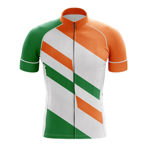 Cuissard de cyclisme pour homme noir avec bordure orange, respirant, en Spandex et Nylon, pour une performance optimale - Product Image 2