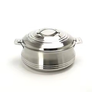 Premium Diningware Metal Hot Pot Contemporary Design Insulated Casserole Dining Serving Bowl Kitchen - Product Image 5
