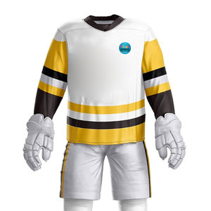 Best Selling <b>Light</b> Weight Ice Hockey Uniform Private Label 100% Polyester Made Ice Hockey Uniform In <b>Cheap</b> Price - Product Image 5
