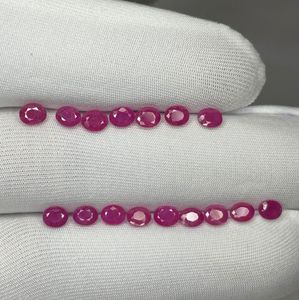 พลอยทับทิมสีชมพูธรรมชาติทรงรีสำหรับทำเครื่องประดับ ขนาด 3.50x4.50 มม. - Product Image 3