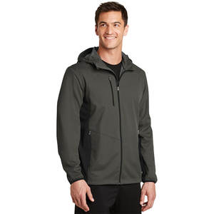 Chaqueta Deportiva Softshell para Hombre, para Otoño, con Logotipo Personalizado, Tela de Lona de Alta Calidad, con Cuello Alto, Estilo Urbano - Product Image 3