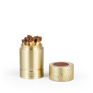 Porta-Encendedores de Cigarros Dorado, Moderno, Grabado, Duradero, para Uso Doméstico - Product Image 1