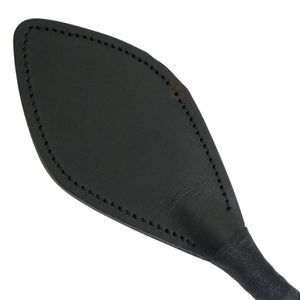 <b>Leather</b> Whip With Braided Handle And Stitched Head - Product Image 6