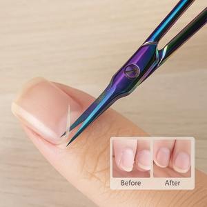 กรรไกรตัดเล็บสแตนเลส อุปกรณ์ดูแลเล็บ กรรไกรตัดหนังกำพร้า กรรไกรกำจัดหนังกำพร้า เครื่องมือเสริมความงาม กรรไกรทำเล็บ - Product Image 4