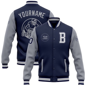 Chaqueta de lona genuina para hombre, estilo Letterman, personalizable, económica, estilo hip hop, universitaria, de trabajo, béisbol, bomber, varsity. - Product Image 5