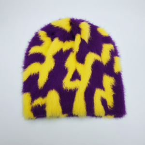 Nuevo Estilo, Gorros de Mohair Cómodos, Gorro de Invierno Cálido y Moderno, Gorro Elástico Suave y Liso, Gorros Elegantes - Product Image 3