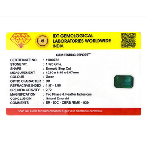 Fine Certified Zambian Emerald 6.6 Carat Loose Gemstone Brilliant Pear Cut - Product Image 4