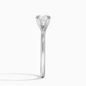 Bague BOJ 061, coupe ronde, en argent 925, solitaire à huit griffes, diamant 2 carats, couleur D, VVS1, moissanite certifiée GRA, prix bas, forte promotion - Product Image 3