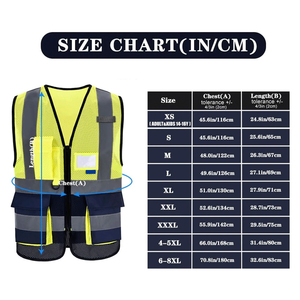 Chaleco de Seguridad Reflectante de Alta Visibilidad Unisex, ANSI Clase 1, EN ISO 20471 Clase 2, con Luces LED, Impermeable, con Múltiples Bolsillos, Ropa de Trabajo - Product Image 2