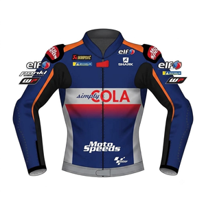 Veste de course Miguel Oliveira en cuir de kangourou personnalisée, homologuée MotoCP CE, veste professionnelle pour homme/Chaqueta - Product Image 1