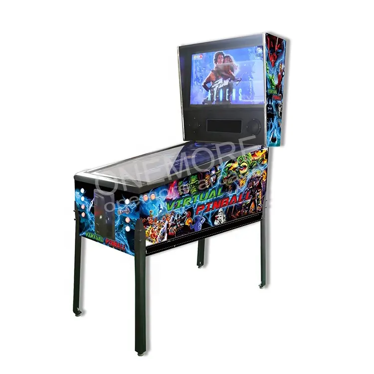 Onemore 170 Muntautomaat Pinball Game Machine Voor Koop, Arcade Pinball Virtuele, Virtuele Flipperkast Voor Verkoop