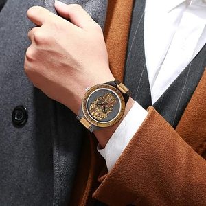 Relojes Clásicos de Cuarzo con Diseño Art Deco para Hombre - Estilo de Lujo - Product Image 4