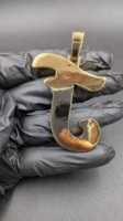 Pendentif Lettre 3D Personnalisé Grande Taille pour Homme et Femme, Bijou Hip Hop Rapper, Diamant Certifié IGI, Argent Sterling 925, Cadeau Griffe