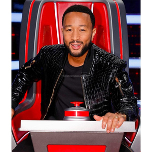 Blouson aviateur en cuir de vache personnalisé pour homme avec tissu en toile imperméable coupe-vent style vintage logo avant prêt pour l'hiver - Product Image 3