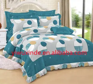Hot sale quilt cover pillow case 6pcs bedding set bag 100% cotton bedding duvet cover set fastness