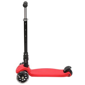 Monopattino Pieghevole a Tre Ruote Leggero Rosso per Bambini per Attività all'Aperto - Materiale in Lega, Plastica e Acciaio con Ruote in PP - Product Image 4