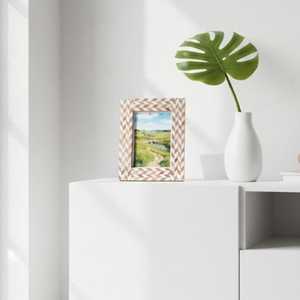 Marco de Resina Velanora Heritage, Marco Abstracto Hecho a Mano de Primera Calidad con Diseño Artístico Monocromático, Rectangular Personalizado - Product Image 3