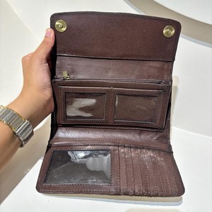 Portefeuille en cuir repoussé pour femmes Portefeuille en cuir de vachette véritable cousu à la main Portefeuille pour cartes de crédit Portefeuille Western Hair On Hide Clutch - Product Image 3