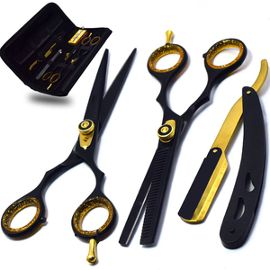 Kit Profesional de Peluquería para Hombres, Tijeras de Corte de Pelo de Acero Inoxidable, Kit de Tijeras para Cortar el Cabello en Venta - Product Image 1