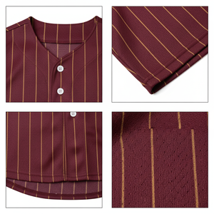 Customized Wholesale Men's <b>Baseball</b> Jersey Adults' Sports Wear Sets Heat-Transfer Printing High Cotton Solid Lightweight - Product Image 6