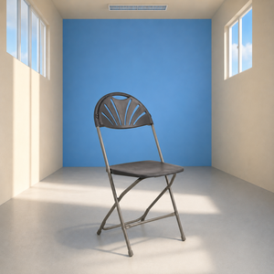 Silla de Jardín Plegable de PP y Metal, Ecológica e Impermeable, Muebles de Exterior Duraderos para Villa y Apartamento - Product Image 1