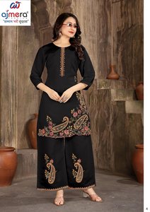 Tenue de soirée élégante et traditionnelle pour femme, idéale pour les mariages et le bureau, coupe classique, infroissable, extensible et séchage rapide - Product Image 2