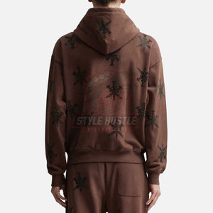 Sweat-shirts à strass pour hommes de haute qualité à prix de gros, vêtements d'hiver basiques, séchage rapide, respirants - Product Image 2