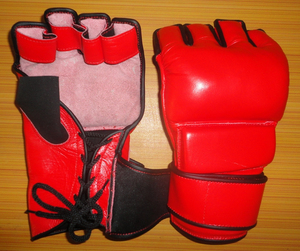 Guantes de Entrenamiento de MMA de Cuero Premium para Sparring, Golpeo, Grappling y Fitness, Fabricante de Guantes de Combate con Logotipo Personalizado OEM - Product Image 4