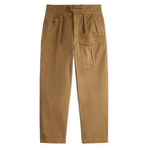 Pantalones plisados para hombre, corte relajado personalizado, pantalones casuales vintage, pantalones chinos elegantes y casuales, OEM Premium para uso diario. - Product Image 5