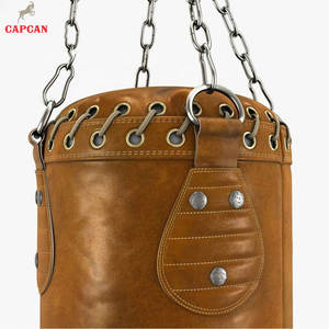 Saco de Boxeo de Cuero Resistente de Alta Calidad con Correas de Soporte Reforzadas y Relleno de Arena para un Entrenamiento de Alto Impacto Confiable - Product Image 6