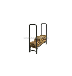 Soporte de troncos de hierro forjado, hecho a mano, nuevo estilo, último soporte de troncos, precio al por mayor - Product Image 5