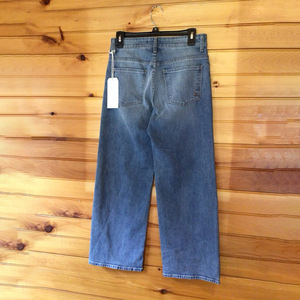 Jean baggy sur mesure pour femme, coupe ample et taille haute, en denim, style streetwear, vente en gros OEM - Product Image 6