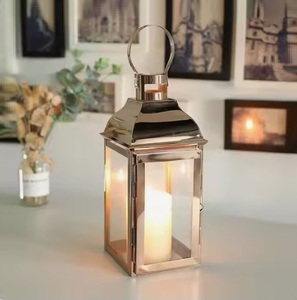 Fancy Powder Coated Hanging Decorative Lantern Stainless Steel Made Candle Display Stand and Lanterns for Hanging Church Decor - Product Image 3