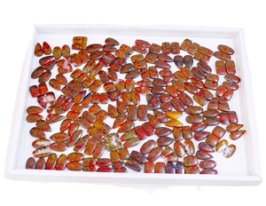 Hermoso par de ágata de costura marroquí, par de piedras preciosas a juego, cabujón de ágata de costura marroquí, par suelto para joyería - Product Image 6