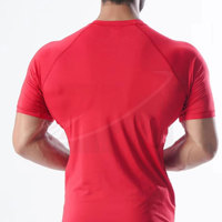 Vêtements de sport à séchage rapide pour l'exercice et les activités sportives, t-shirt de compression pour homme, vêtements de sport respirants pour l'entraînement