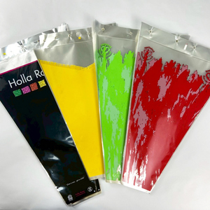 Fundas para Ramos de Flores de Fábrica, Reciclables, con Logotipos Personalizados Impresos, Transparentes, de BOPP, Impermeables, Aptas para Alimentos, No Tóxicas - Product Image 1