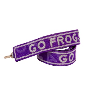 Go <b>Frogs</b> Seed Bead <b>Bag</b> Straps GO <b>FROGS</b> Design Beaded Purse Strap Fashionable Accessories for <b>Bags</b> - Product Image 1