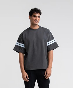 T-shirts pour hommes en coton uni surdimensionnés personnalisés, de grande taille, confortables, style décontracté, t-shirts unis - Product Image 4