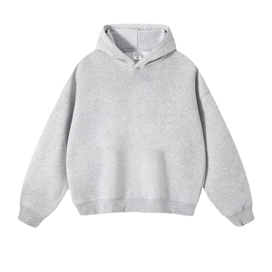 Sudadera con Capucha Personalizada con Logotipo, de Alta Calidad, Sin Cordones, 360g, Algodón Grueso, Lisa, para Hombre, Talla Grande, Estilo Y2K, con Bolsillos - Product Image 3