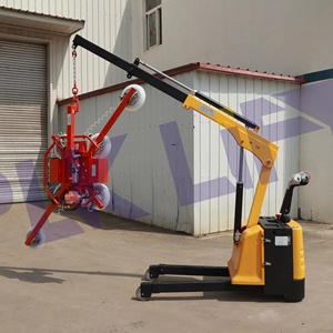 Elevador de vidrio Equipo de elevación de vidrio Elevador de vacío Manual/Eléctrico 6 tazas con rotación de 360 ° - Product Image 5