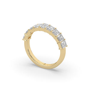 Anillo de Diamante Cultivado en Laboratorio con Corte Esmeralda de 1.80Ct, Oro de 14KT/10KT, Estilo Único, Ligero, Anillo de Compromiso para Mujer, Joyería al por Mayor - Product Image 3